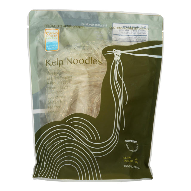 Sea Tangle Noodle Co. Low-Calorie Kelp Noodles (12 Pack - 12 Ounce) - Cozy Farm 