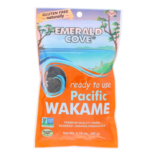 Emerald Cove Sea Vegetables - Pacific Wakame (Silver Grade, Ready-to-Use) 1.76 Oz (Pack of 6) - Cozy Farm 