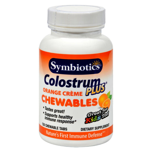 Symbiotics Colostrum Plus Orange (Pack of 120 Chewbls) - Cozy Farm 