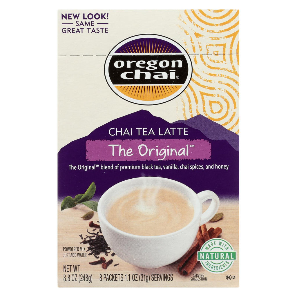 Oregon Chai Tea Latte Mix (Pack of 6 - 8 Count) - The Original - Cozy Farm 