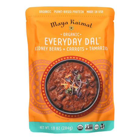 Maya Kaimal Organic Everyday Dal - Kidney Bean, Carrot, Tamarind - 10 Oz. Pack of 6 - Cozy Farm 