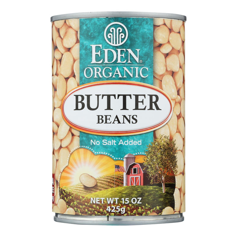 Eden Foods Organic Butter Beans, 15 Oz (Pack of 12) - Cozy Farm 