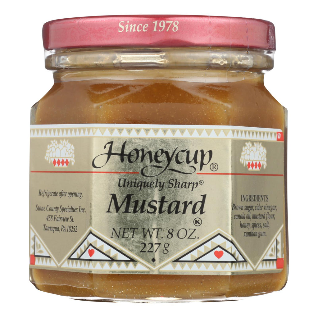 Honeycup Mustard (Pack of 6 - 8 Oz.) - Cozy Farm 