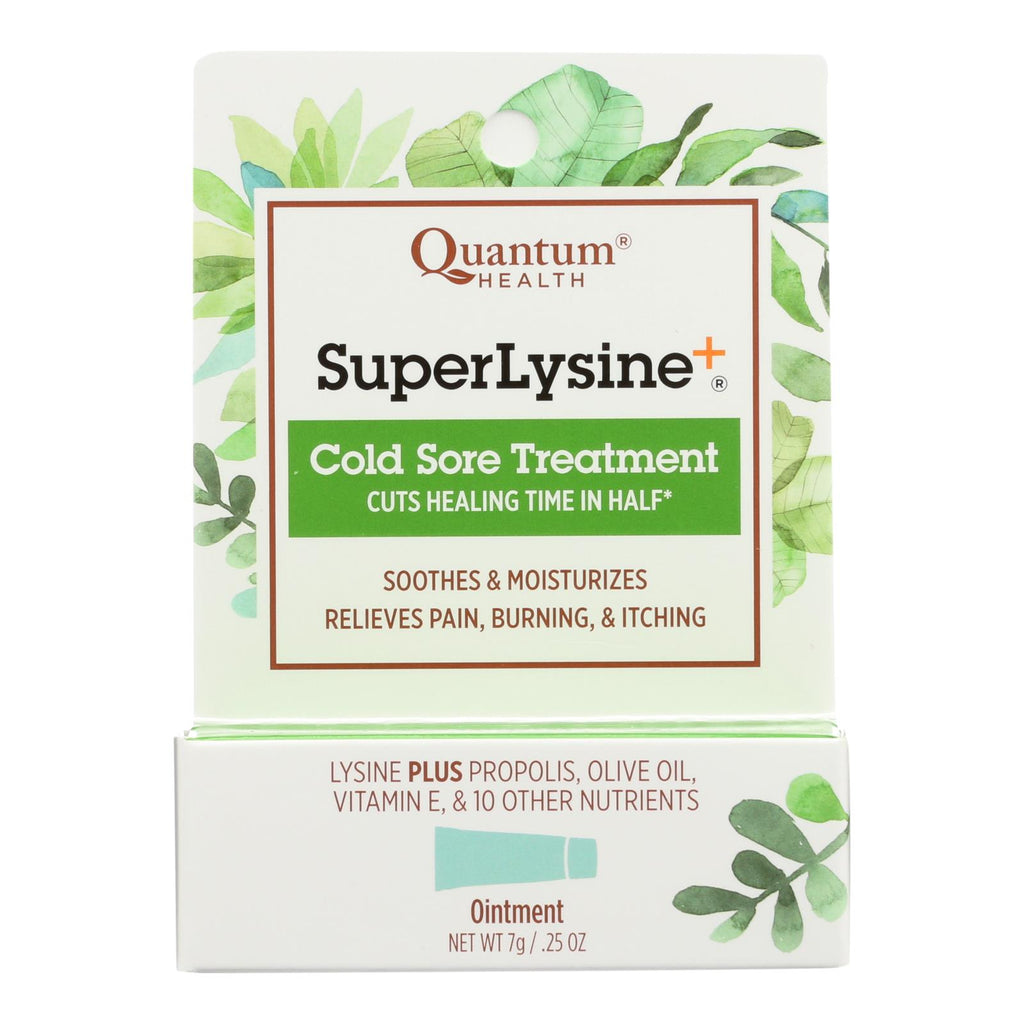 Quantum Super Lysine Plus Cold Sore Treatment (Pack of 0.25 Oz.) - Cozy Farm 