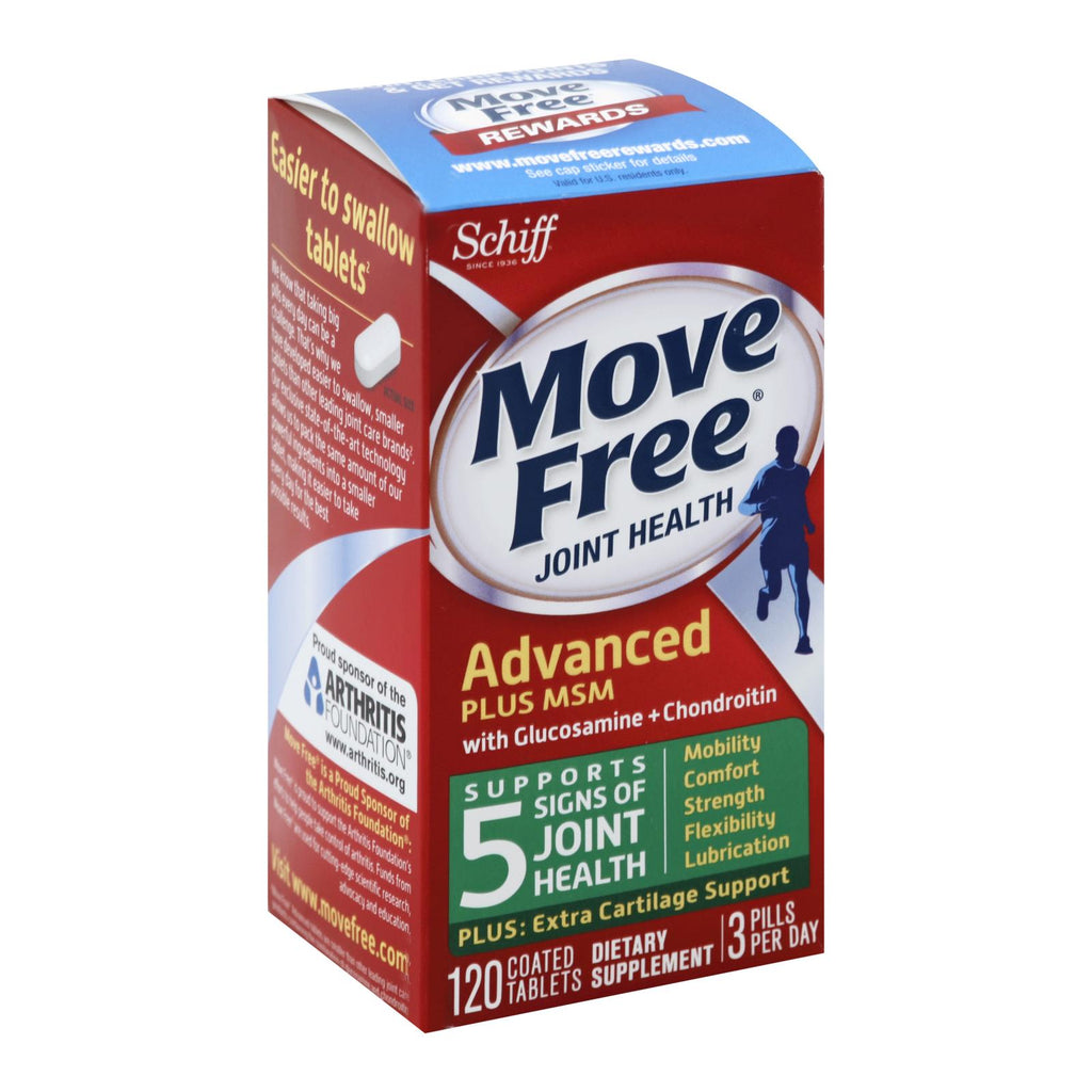 Move Free Total Joint Health (Pack of 120 Coated Tablets) - 1500 mg - Cozy Farm 