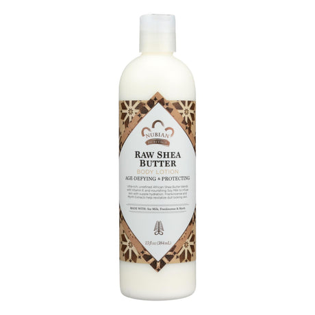 Nubian Heritage Raw Shea and Myrrh Hydrating Body Lotion (13 Oz.) - Cozy Farm 