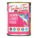 Tender & True Salmon & Sweet Potato Dog Food (Pack of 12 - 13.2 Oz. Can) - Cozy Farm 