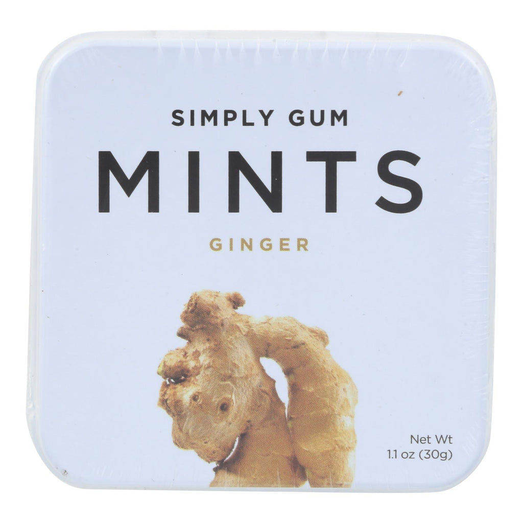Simply Gum Ginger Mints (Pack of 6 - 30 Ct.) - Cozy Farm 