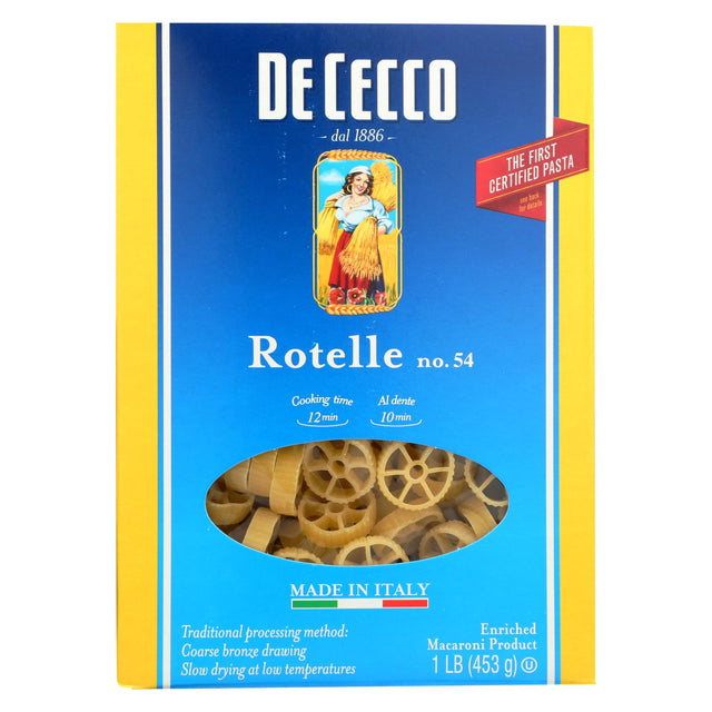 De Cecco Pasta Rotelle (Pack of 12 - 16 Oz.) - Cozy Farm 