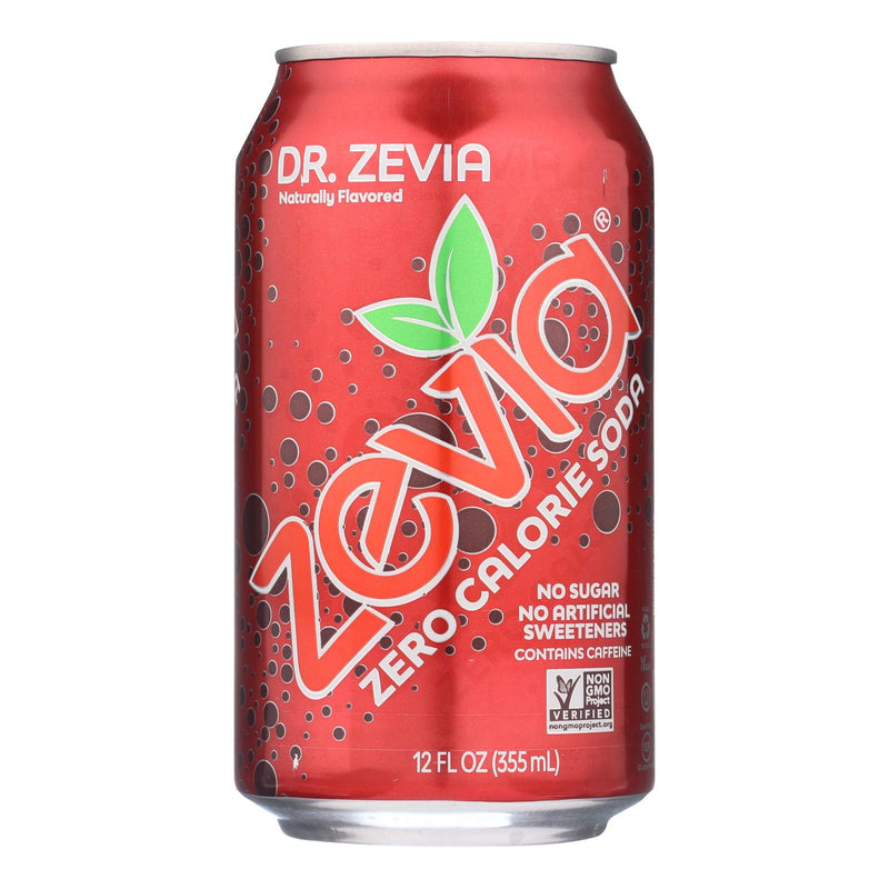 Zevia Zero Calorie Soda Dr Zevia, 6 x 12 Oz Cans - Cozy Farm 
