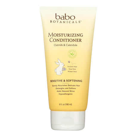 Babo Botanicals Oatmeal Soothing and Moisturizing Conditioner (6 Oz.) - Cozy Farm 