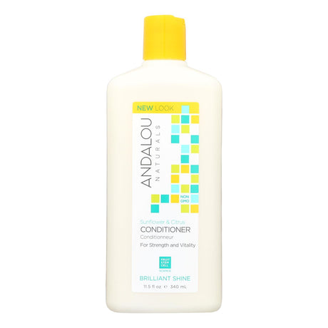 Andalou Naturals Brilliant Shine Sunflower & Citrus Conditioner (11.5 Fl Oz) - Cozy Farm 