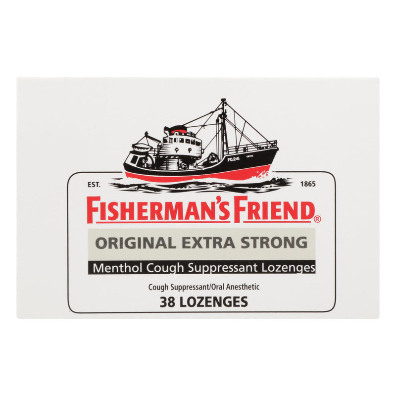 Fisherman's Friend Extra Strong Original Lozenges, 38 Lozenges per Pack (Pack of 1) - Cozy Farm 