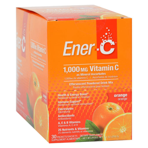Ener-C Vitamin Drink Mix (Pack of 30) - Orange Flavor - 1000mg - Cozy Farm 