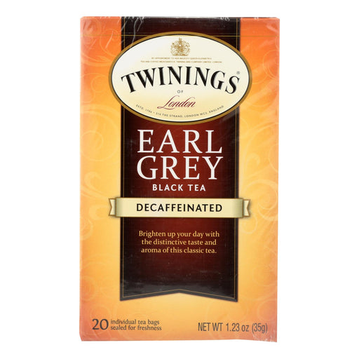 Decaffeinated Twinings Earl Grey Tea - 6 Pack (20 Tea Bags) - Cozy Farm 