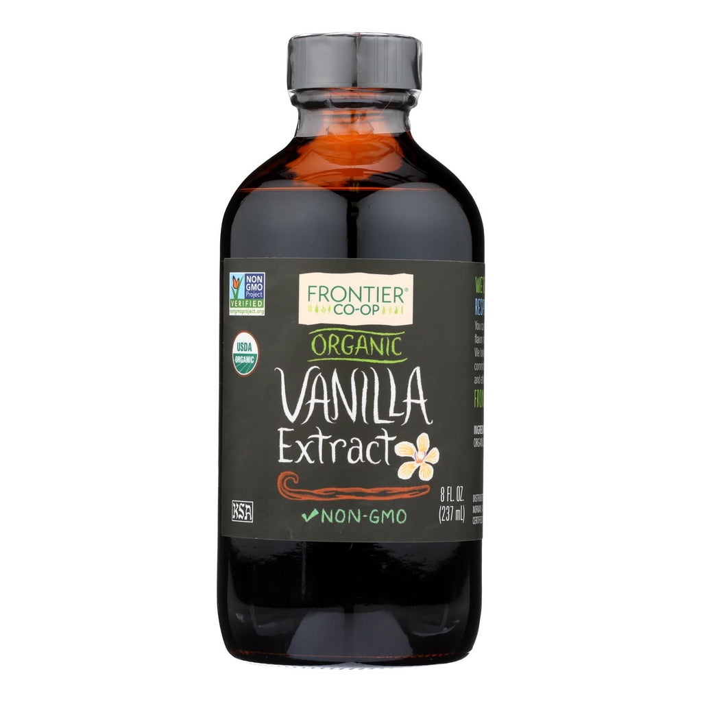 Organic Frontier Herb Vanilla Extract (Pack of 8 Oz.) - Cozy Farm 