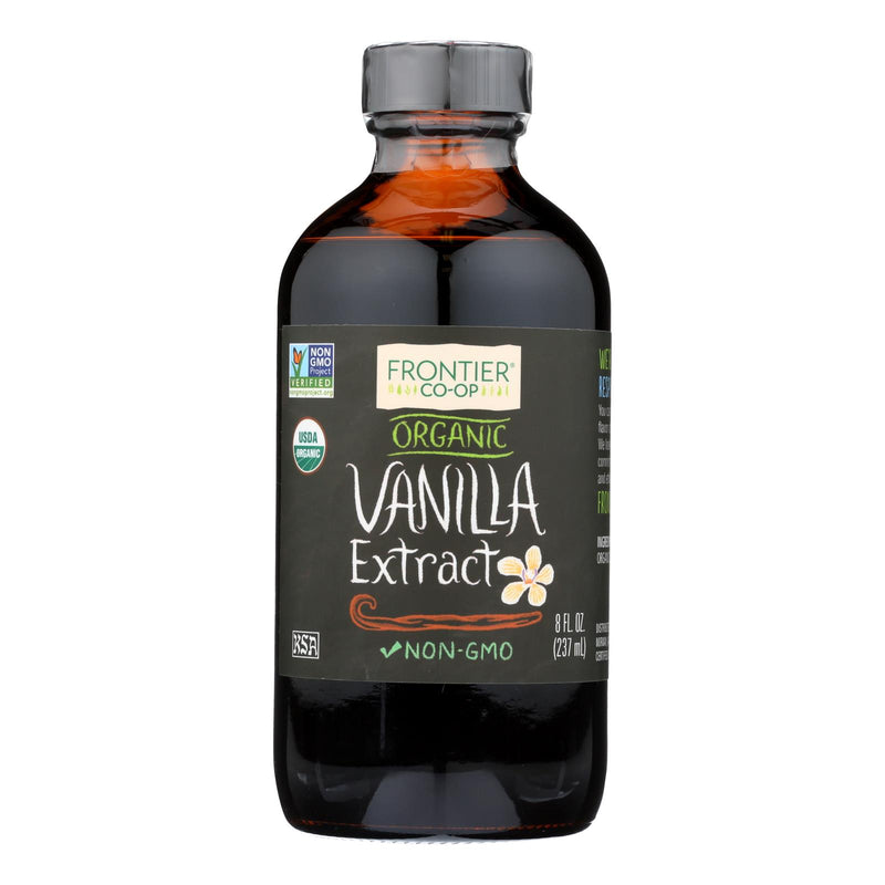 Frontier Herb - Organic  Vanilla Extract, 8 Oz. - Cozy Farm 