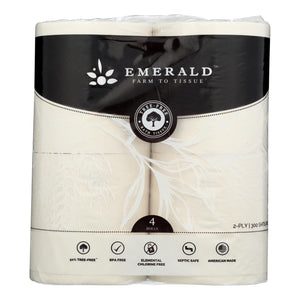 Emerald Premium 2-ply Soft and Strong Bath Tissue for Everyday Value (Pack of 12) - Cozy Farm 