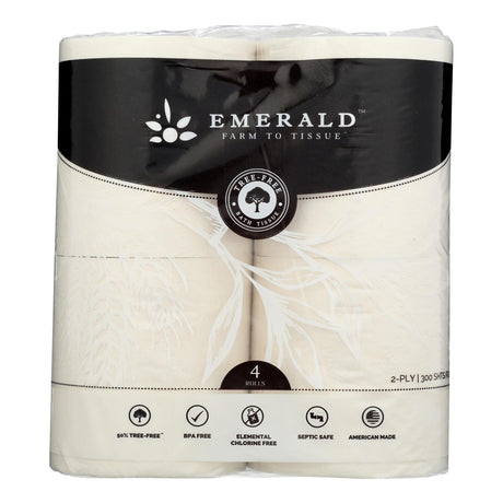 Emerald Premium 2-ply Soft and Strong Bath Tissue for Everyday Value (Pack of 12) - Cozy Farm 