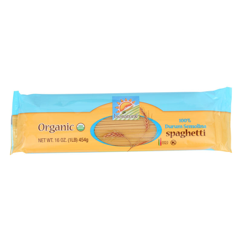 Bionaturae Organic 100% Durum Semolina Spaghetti, 12-Pack - Cozy Farm 
