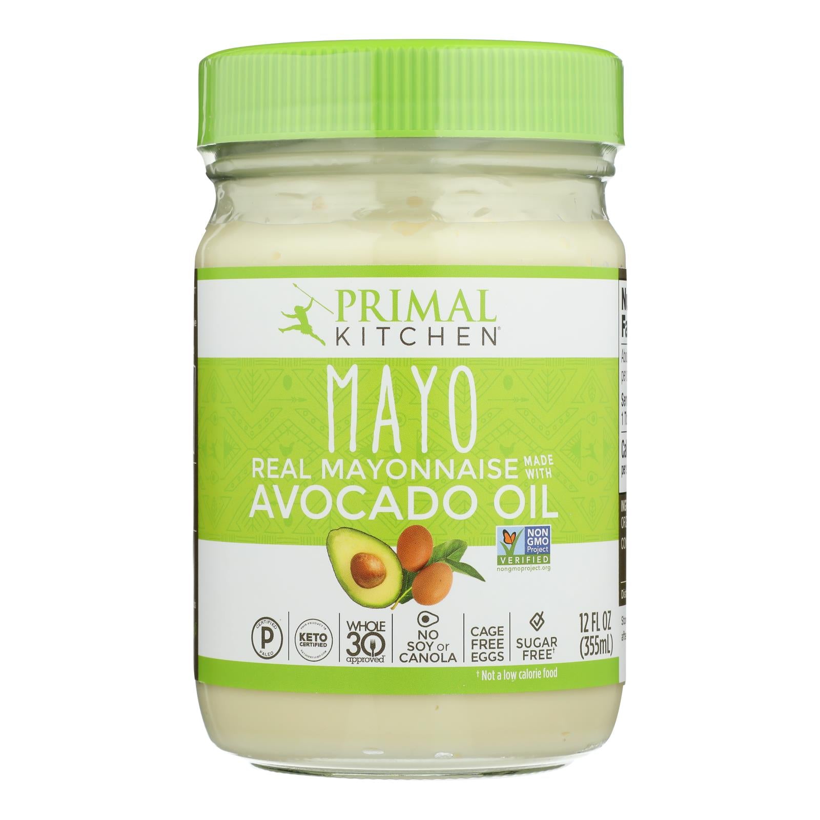 Primal Kitchen Chipotle Lime Mayo Avocado Oil Real Mayonnaise, 12 fl oz 