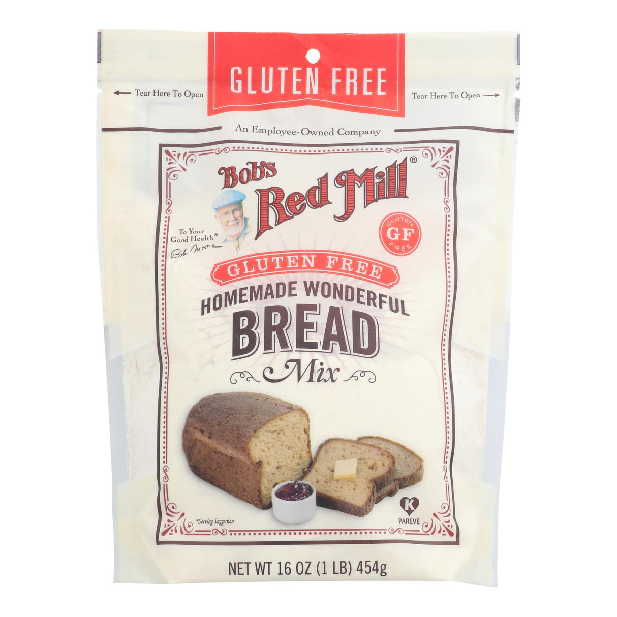 Bob's Red Mill Homemade Wonderful Gluten-Free Bread Mix, 16 Oz. Pack of 4 - Cozy Farm 