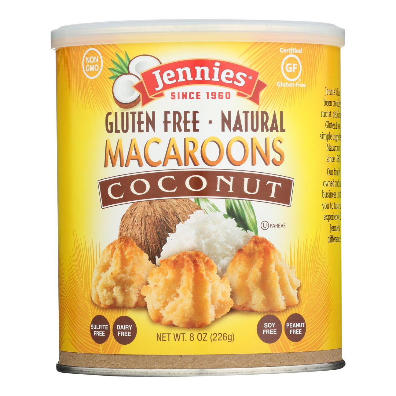 Jennie's Delicious Coconut Macaroons (Pack of 12 - 8 Oz.) - Cozy Farm 