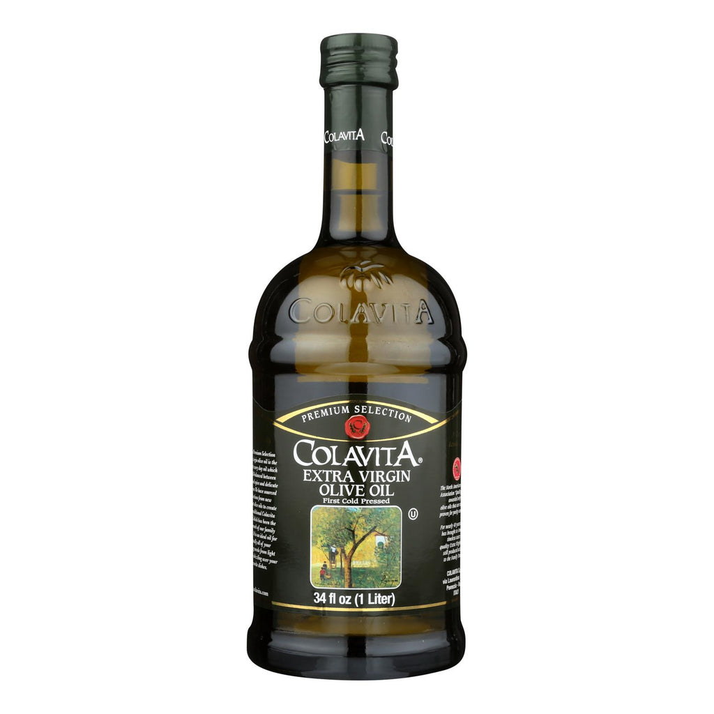 Colavita Premium Extra Virgin Olive Oil (Pack of 6) - 33.8 Fl Oz. - Cozy Farm 