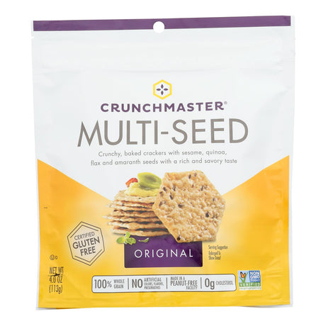 Crunchmaster Multiseed Cracker Original, Pack of 12 (4 Oz. Each) - Cozy Farm 