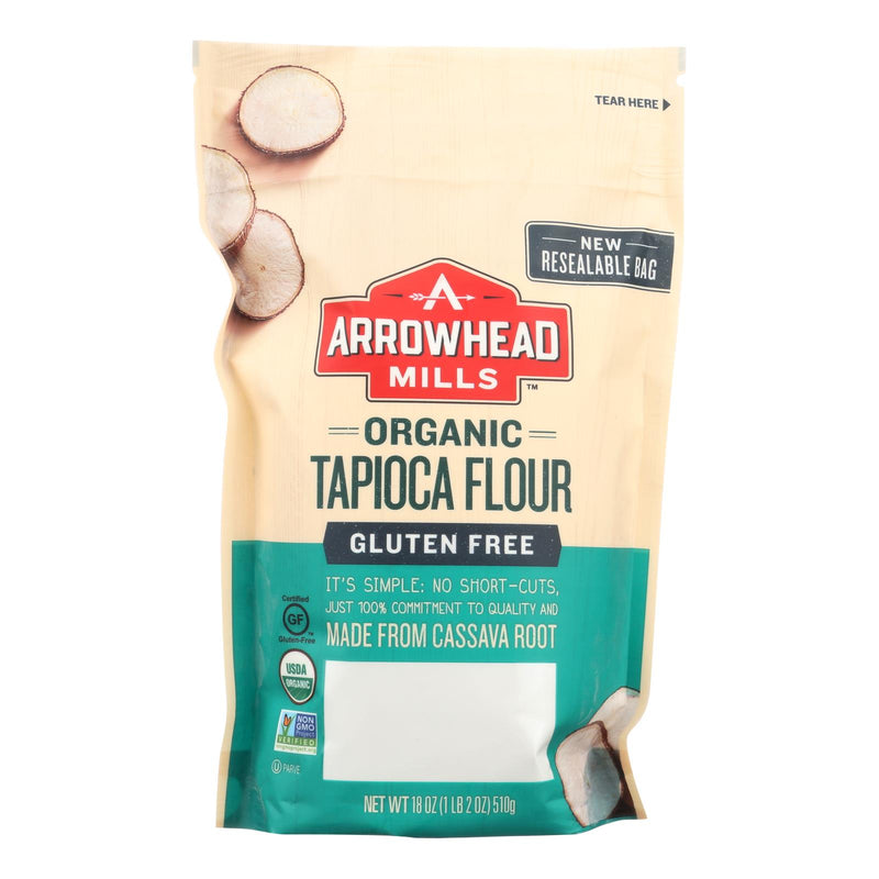 Arrowhead Mills Organic Tapioca Flour, 18 Oz. Pack of 6 - Cozy Farm 