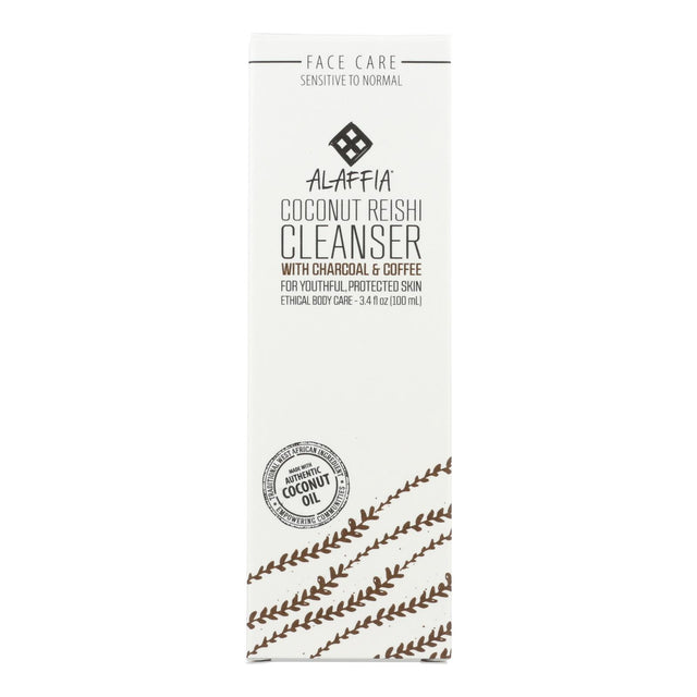 Alaffia | Coconut Reishi Facial Cleanser | Gentle Hydration | 3.4 Fl Oz - Cozy Farm 