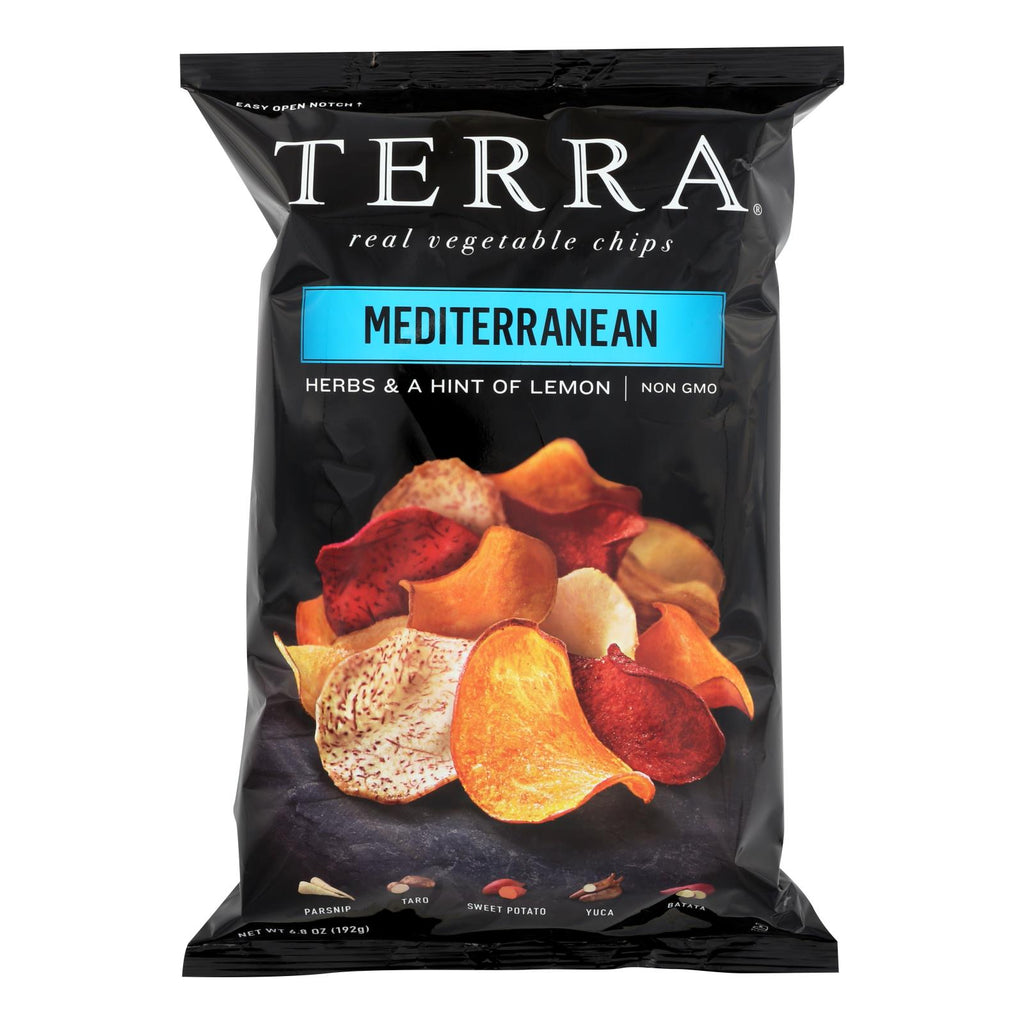Terra Chips Exotic Vegetable (Pack of 12) - Mediterranean - 6.8 Oz. - Cozy Farm 