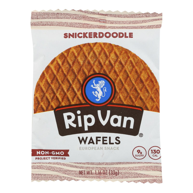 Rip Vanilla Wafels - Snickerdoodle Wafels, 1.16 oz, Case of 12 - Cozy Farm 