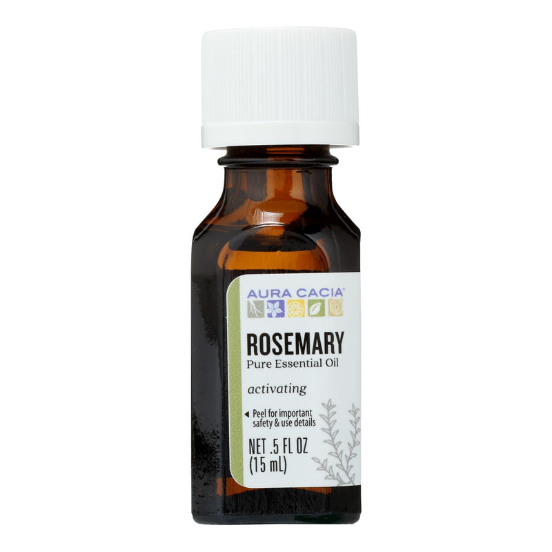 Aura Cacia Rosemary Essential Oil, 0.5 Fl Oz - Cozy Farm 
