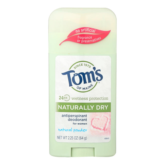 Tom's of Maine Natural Powder Deodorant for Women, 6 Pack, 2.25 Oz per Stick - Cozy Farm 