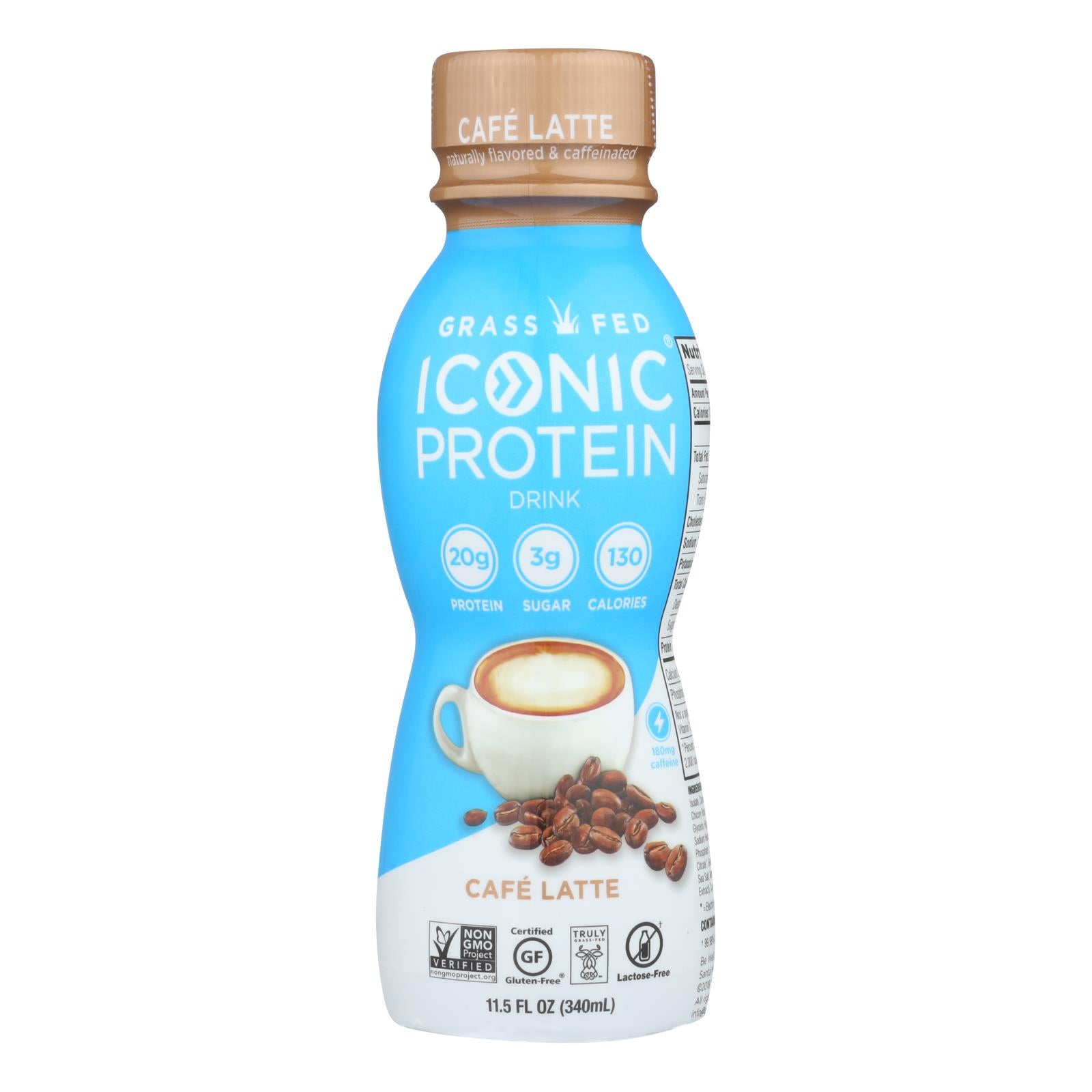 Iconic Protein Drink, Caffe Latte 11.5 Fl Oz