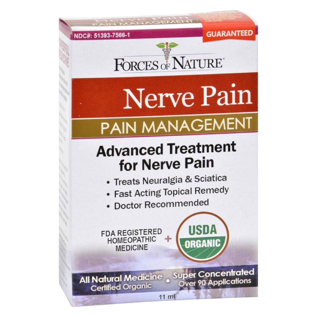 Organic Nerve Pain Management (Pack of 11 ML) - Forces Of Nature - Cozy Farm 