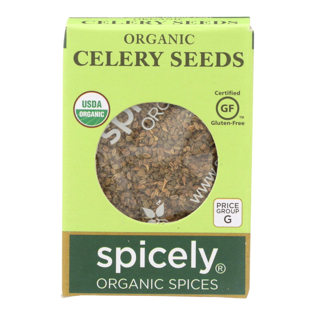 Spicely Organics - Organic Celery Seeds - Case Of 6 - 0.35 Oz. - Cozy Farm 
