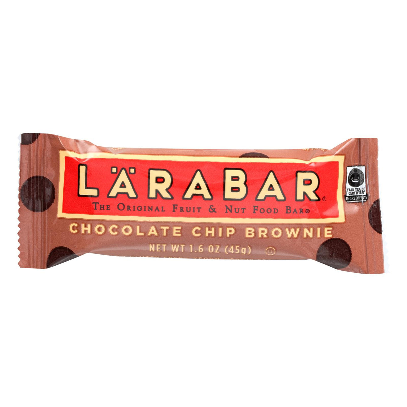 Larabar - Chocolate Chip Brownie - Case Of 16 - 1.6 Oz - Cozy Farm 