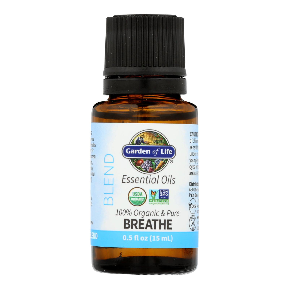 Garden of Life Organic Breathe Blend Essential Oil (Pack of 1 - 0.5 Fl Oz) - Cozy Farm 