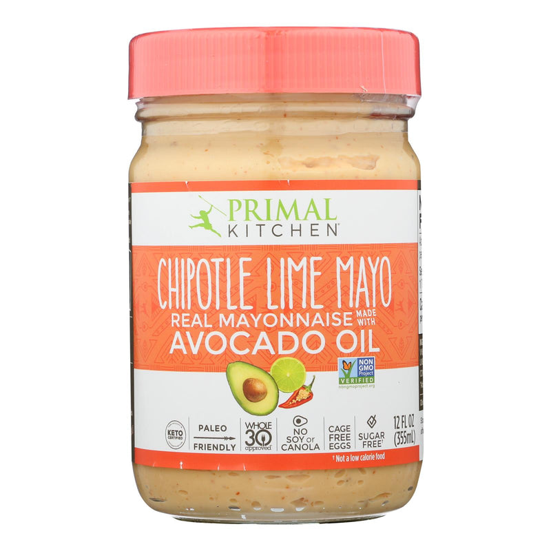 Primal Kitchen Chipotle Lime Avocado Oil Mayo, 12 Oz (Pack of 6) - Cozy Farm 