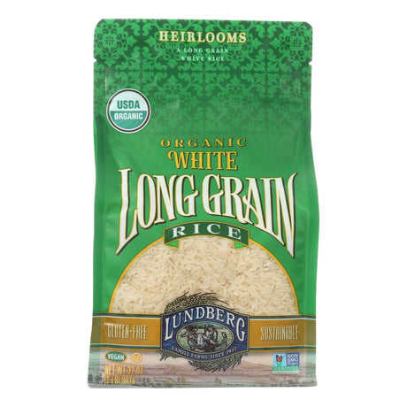 Lundberg Family Farms Organic White Long Grain Rice, 12 Lbs (Pack of 6) - Cozy Farm 