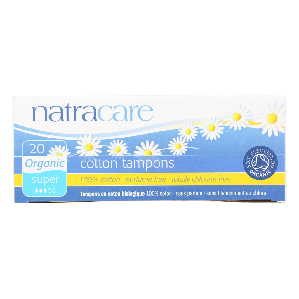 Natracare Organic Cotton Tampons Super (Pack of 20) - Cozy Farm 