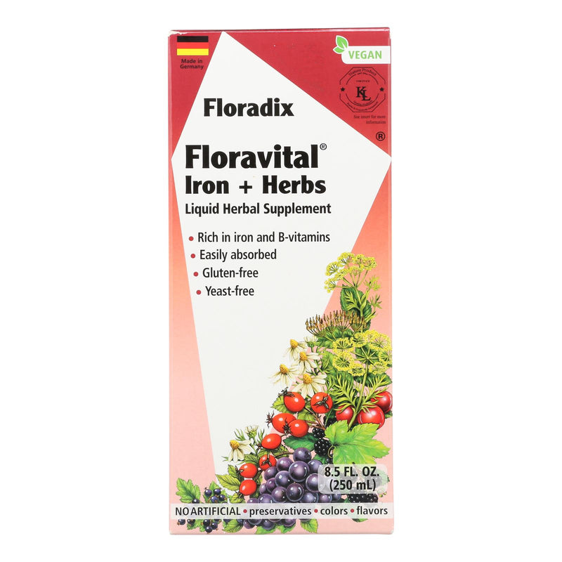 Floradix Floravital Iron and Herbs (8.5 Fl Oz) - Cozy Farm 