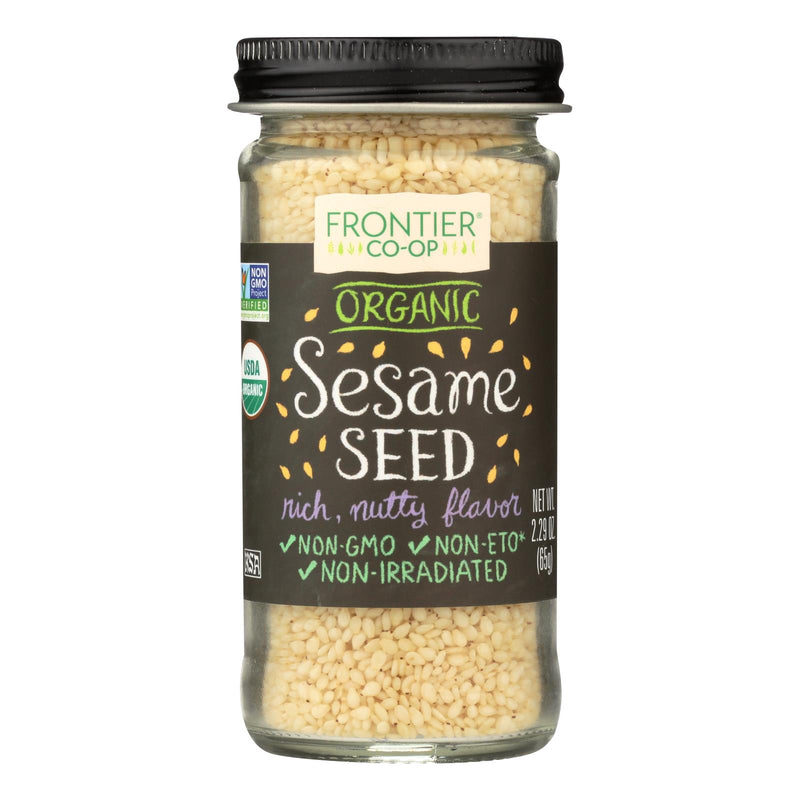 Frontier -  Organic Whole Sesame Seeds (2.32 Oz.) - Cozy Farm 