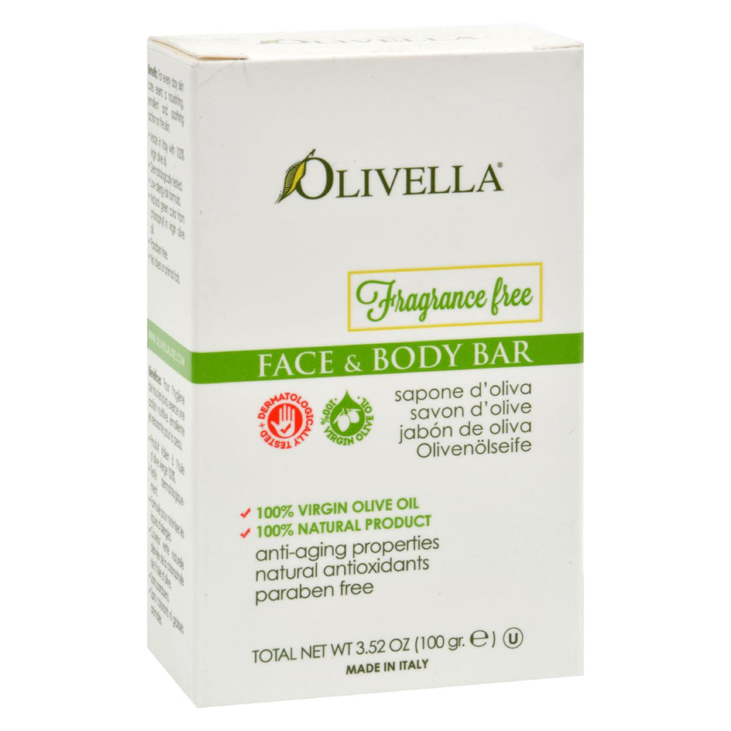 Olivella Fragrance-Free Face and Body Bar (Pack of 3.52 Oz.) - Cozy Farm 
