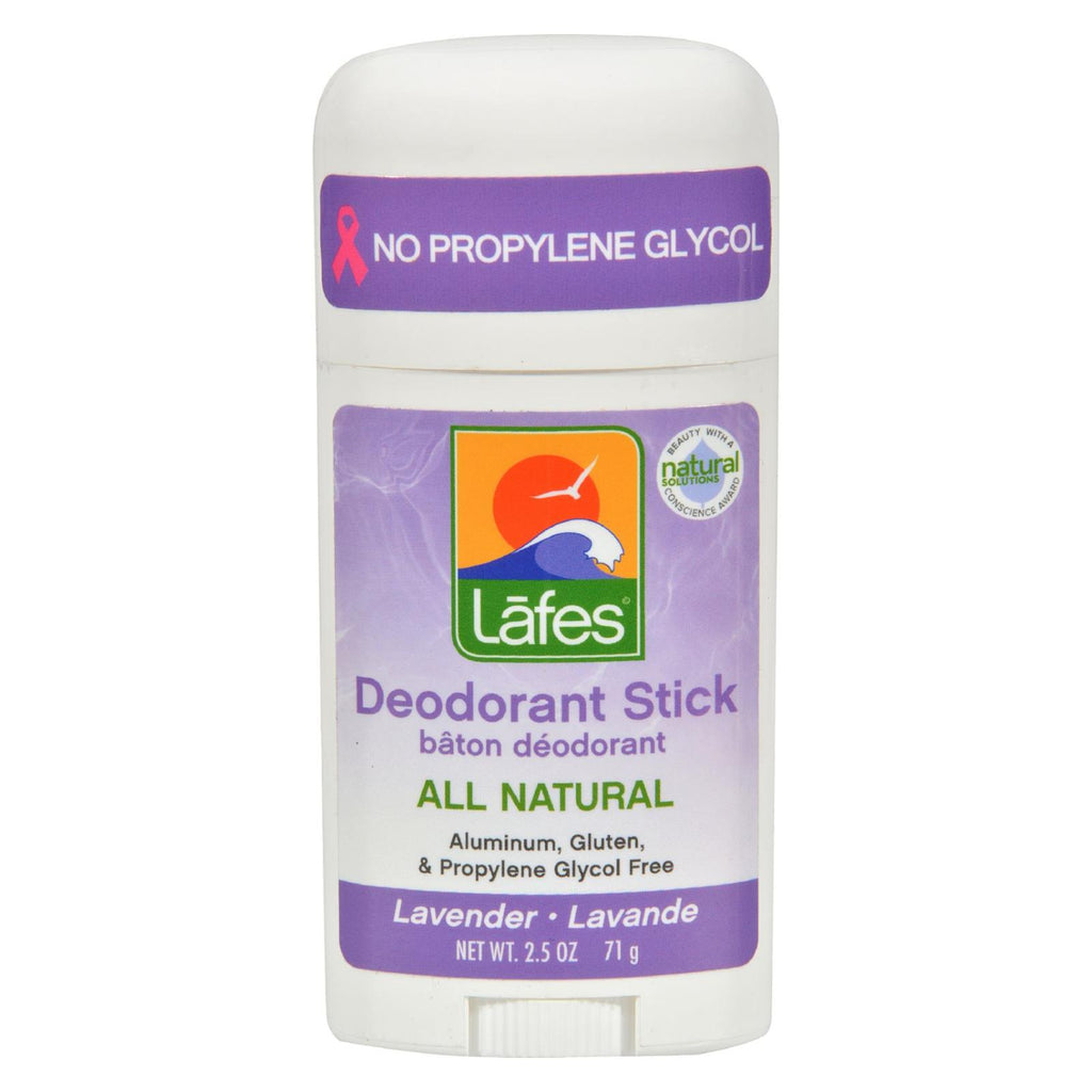 Lafe's Natural Body Care Organic Deodorant Stick (Pack of 2.5 Oz) - Lavender - Cozy Farm 