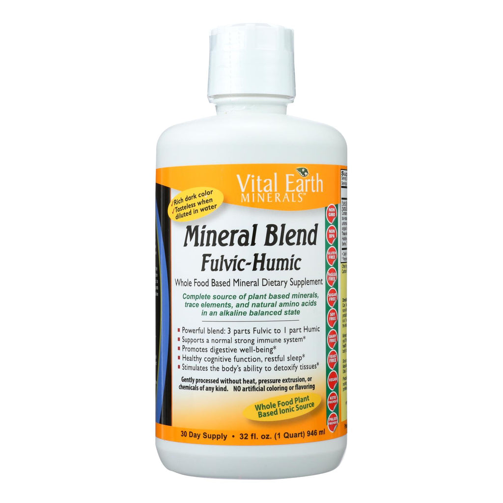 Vital Earth Minerals Fulvic-Humic Mineral Blend - 32 Fl Oz. - Cozy Farm 