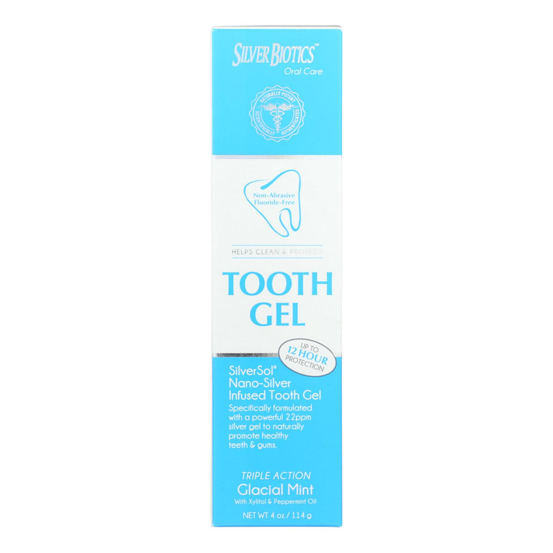 American Biotech Labs Silversol Antibacterial Tooth Gel with Xylitol, 4 Oz. - Cozy Farm 