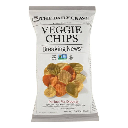 Daily Crave Veggie Chips (Pack of 8) - Perfect for Dipping, 6 Oz. - Cozy Farm 